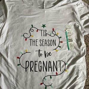 Maternity Christmas shirt